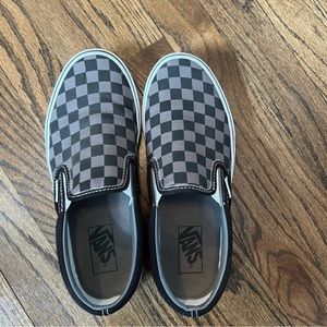 Black Checkered Van